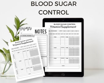 Blood Sugar Log Printable, Blood Sugar Tracker Printable, Blood Glucose Tracker, Diabetes Log, Blood Sugar Log, Diabetes, Blood Sugar Aid