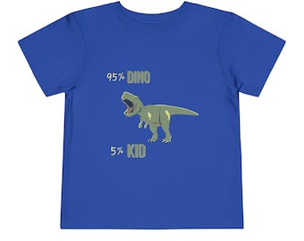 95% Dino Toddler Short Sleeve Tee