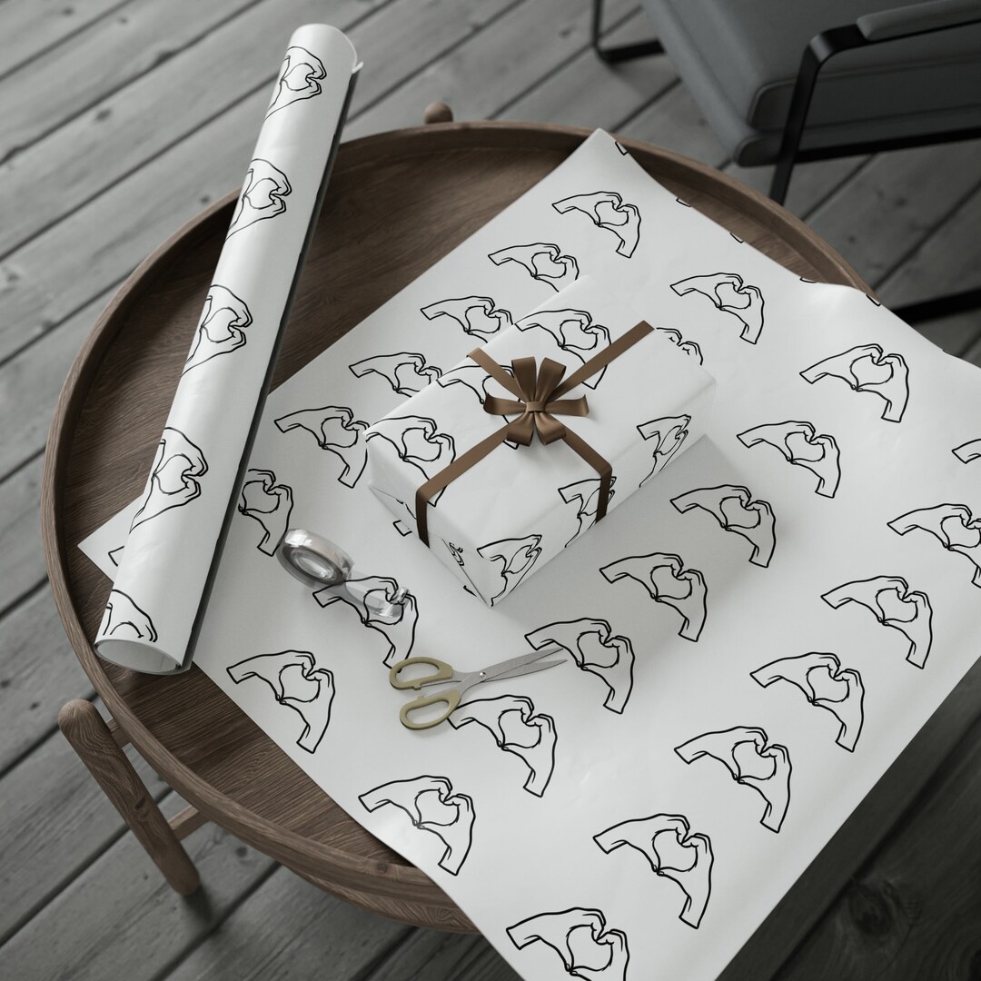 Swiftie Heart Hand Wrapping Paper Etsy