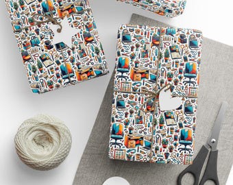 Office/Corporate Themed Wrapping Paper