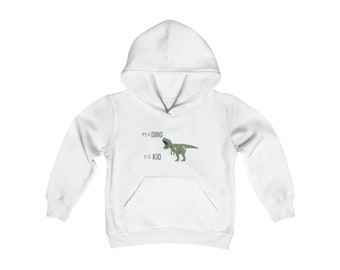 95% Dino Youth Heavy Blend Hooded Sweatshirt