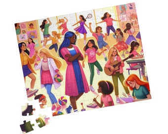 Girl Power Spectrum - Inspirational Women Puzzle (110, or 252 piece)