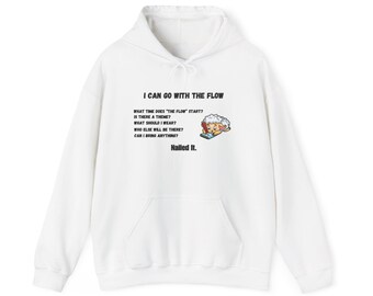 Go with the Flow - Unisex Heavy Blend™ Hooded Sweatshirt
