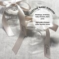 Luxury Personalised Ribbon Name Place Card For Weddings, Special Events Cocktail Glass Ribbon Name Wine Glass Wrap product logo