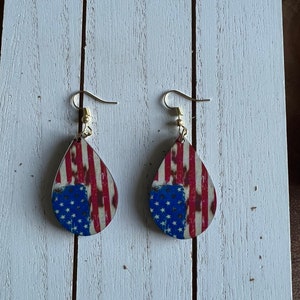 Earrings- American Flag