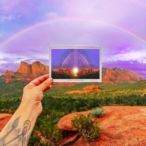 5er Set Sedona Postkarten