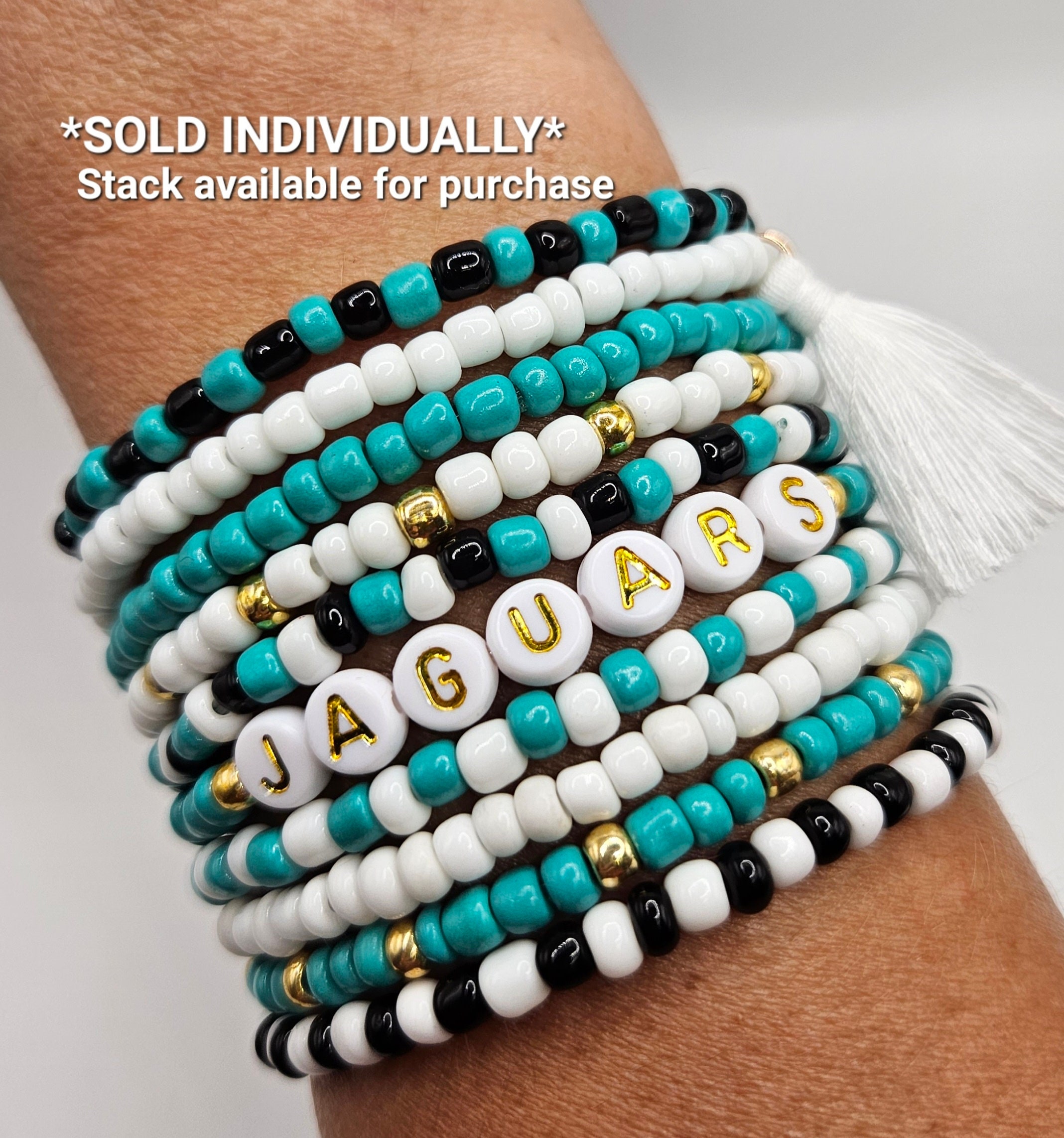 Handmade Colorful Customizable Beaded Bracelets, Seed Bead Bracelets, 90s  Inspired Trendy Beaded Bracelet, Personalized Bracelet - Etsy