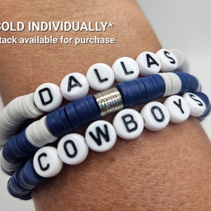 Dallas Cowboys Bracelet: Custom NFL Gameday Fan Gear