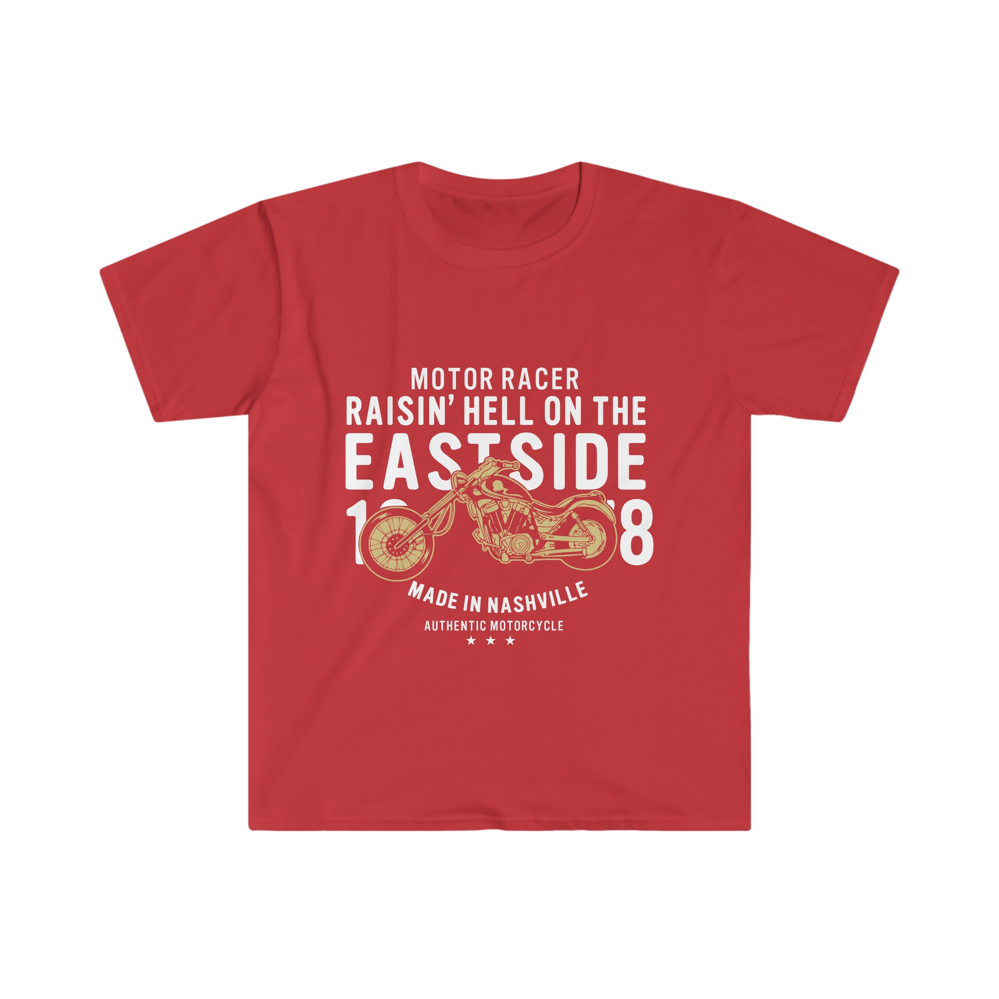 Motor Racer Raising Hell East Side T-shirt | Racing Tee