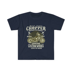 West Coast Choppers&quot; T-Shirt | Vintage Motorcycle Tee | Christmas T-Shirt