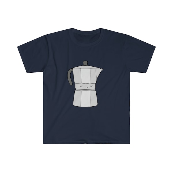 Cute Moka Pot T-Shirt | Coffee Lover Tee | Christmas T-Shirt