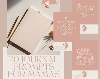 Motherhood Identity Journal for Overwhelmed Moms