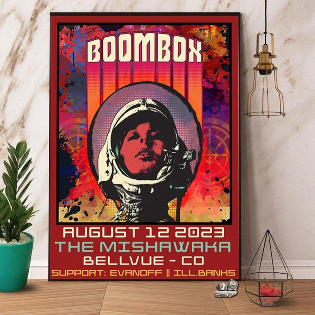 Boombox Concert August 2023 Poster Limited Music Poster Etsy