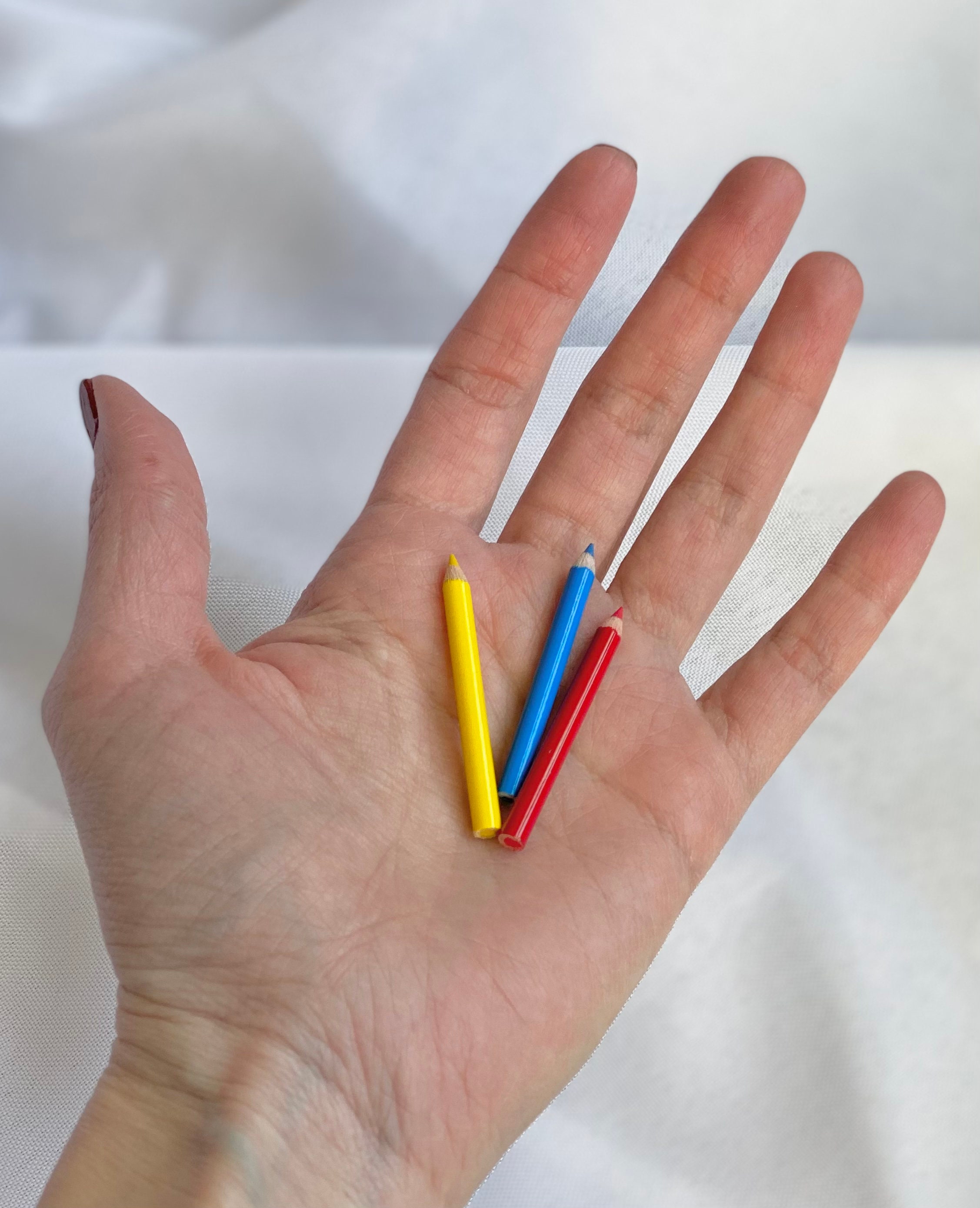 Tiny Miniature Colored Pencils | Kawaii Stationary | School Supplies - Etsy