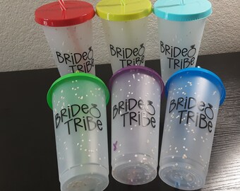 Bride Tribe Color Changing Cups