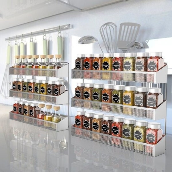 Metal Spice Rack Etsy