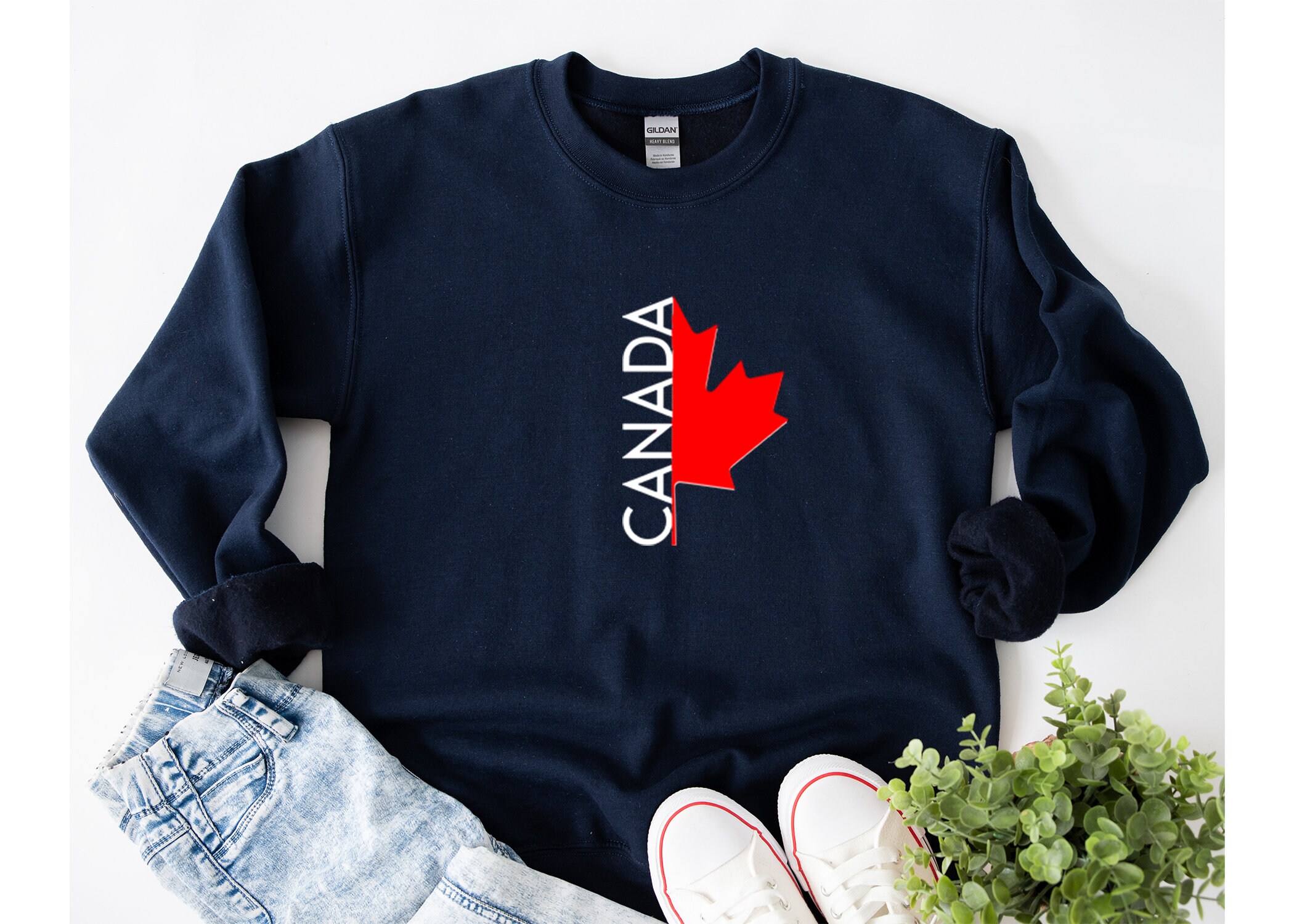 Canada Day Sweatshirt Canada Sweat Canada Love Shirt Etsy