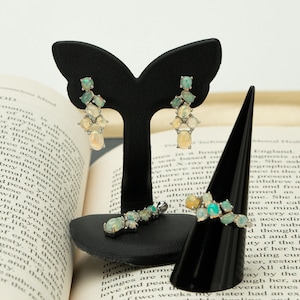Sterling Silver Opal Earrings: October Birthstone Jewelry