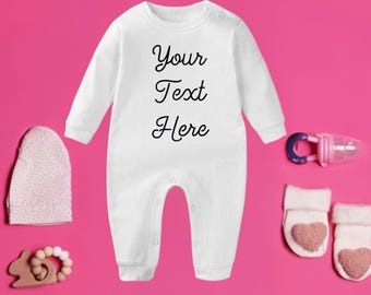 Custom Baby Romper | Personalized Baby Outfit | Custom Name Baby Onesie | Baby Shower Gift | Newborn Personalized Romper