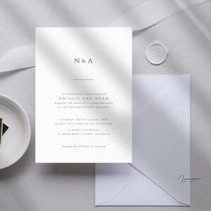 Minimalist Printable Wedding Invitation Template Canva, fully editable elegant, modern stylish printable, instant download invite – DSG002