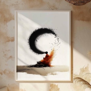 Il n&#39;y a personne : l&#39;illusion de soi - Impression d&#39;art zen surréaliste inspirée de Mooji
