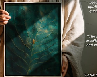 Meditación caminando: Impresión artística de naturaleza abstracta inspirada en Thich Nhat Hanh