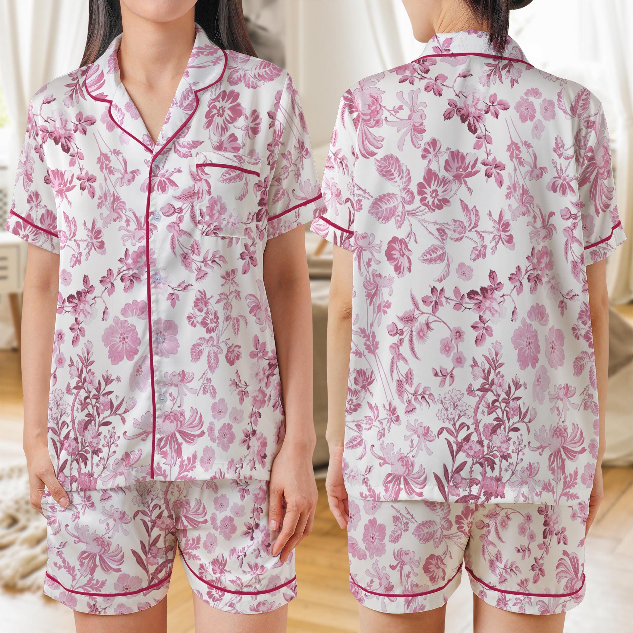 Toile Pajamas - Etsy
