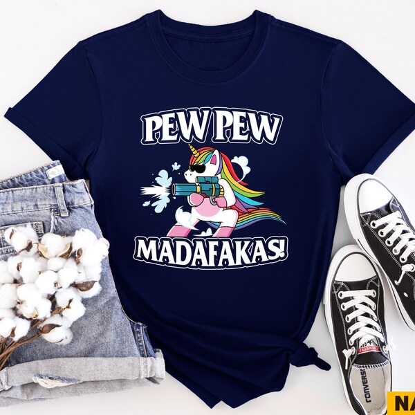 Pew Pew Madafakas Unicorn Lover PNG File Download