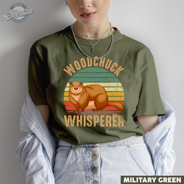 Woodchuck Whisperer Vintage Graphic T-shirt