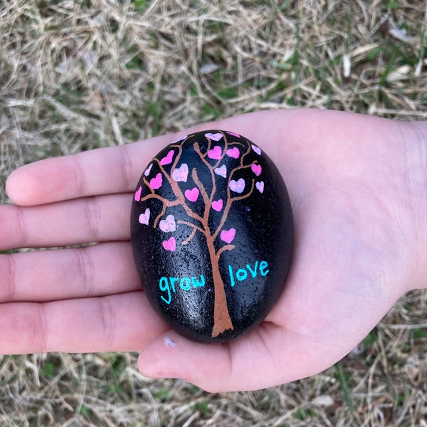 Colorful Medium Sized Kindness Rocks with Daily Affirmations…great for Easter!