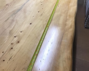 200x105cm Dining Tabletop FIR Solidwood Live edge 40mm+ thick natural varnished | Custom sizes available