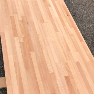 126x44cm TABLETOP SOLIDWOOD Beech 27 mm thick