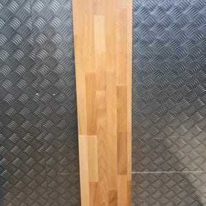 Meuble à chaussures Ikea STALL à 3 compartiments, panneau supérieur | Hêtre massif | 79 cm x 29 cm | Huilée | Options non huilées