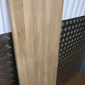 Sanded Oak Top Cover | 2 Cube Long Kallax | Solidwood Oak | 76.5cm x 39cm | Sanded