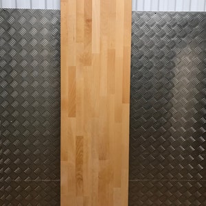 244 x 32cm Custom Ikea Billy Top Cover Panel | Solidwood Beech | Oiled