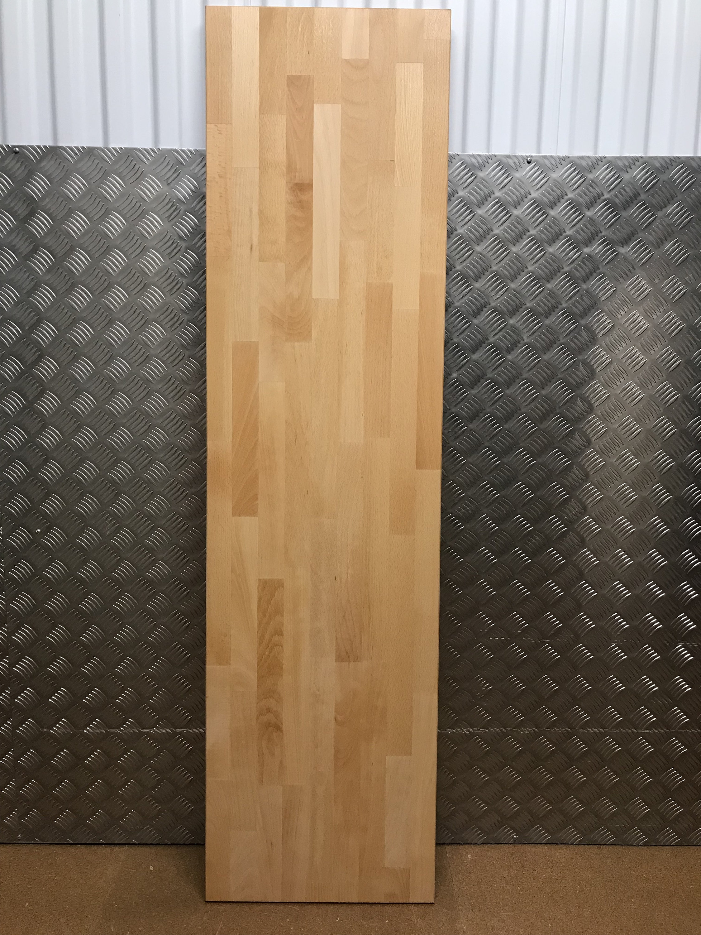 Ikea Kallax 2 Cube op maat gemaakt bovenpaneel met 1 cm overhang aan alle randen | Massief beuken | 78,5 x 41 cm
