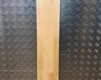 Solid Beech and Oak Top Cover Panel for Ikea Gullaberg 105x22cm - Oiled Finish