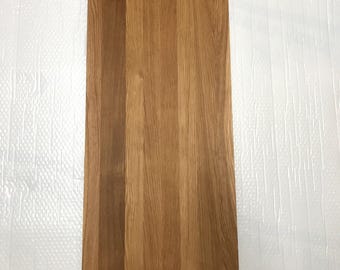 Solid Oak Top Cover for Ikea Narrow Besta Unit (120x22 cm) - Oiled