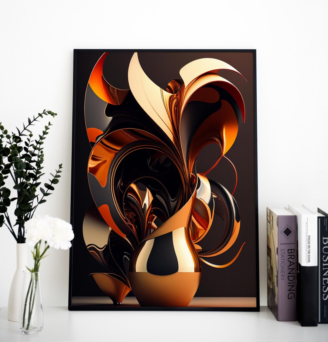Buy AI Generated Modern Art, Printable Wall Art, Home Decor, Abstract ...