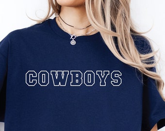 Cowboys T-shirt,  Unisex Team Shirt, School Mascot Shirt, Game Day Shirt, Cowboys, School Spirit, Football Shirt, Baseball Shirt, Team Gear