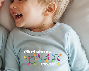 Christmas Crew Shirt, Toddler Kids Christmas Shirt, Family and Friends Matching Christmas Shirt, Cousins and Siblings Matching Shirt