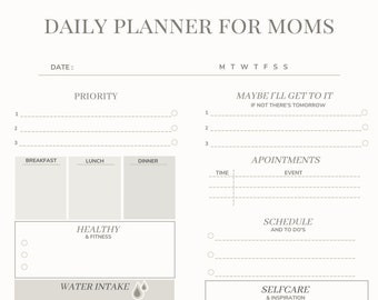 Planner To Help You Get Through The Day