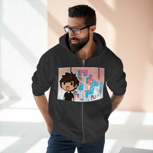 Unisex Premium Full Zip Gaming Hoodie