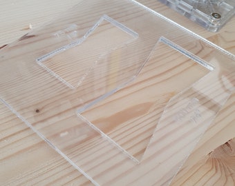 ボウタイジョイントルータージグテンプレート - 4サイズ - DXF および Lightburn ファイル - デジタルダウンロード