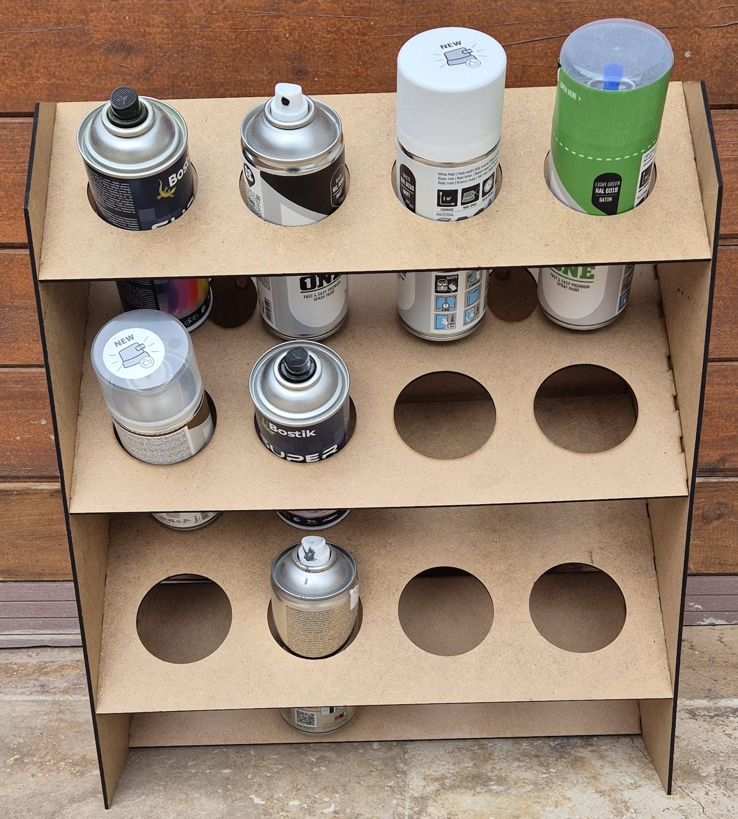 Laser Cut Spray Can Holder Rack - Digital Download for 3mm, 4mm, 1/8 ...