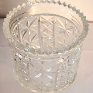 Vintage crystal candy bowl