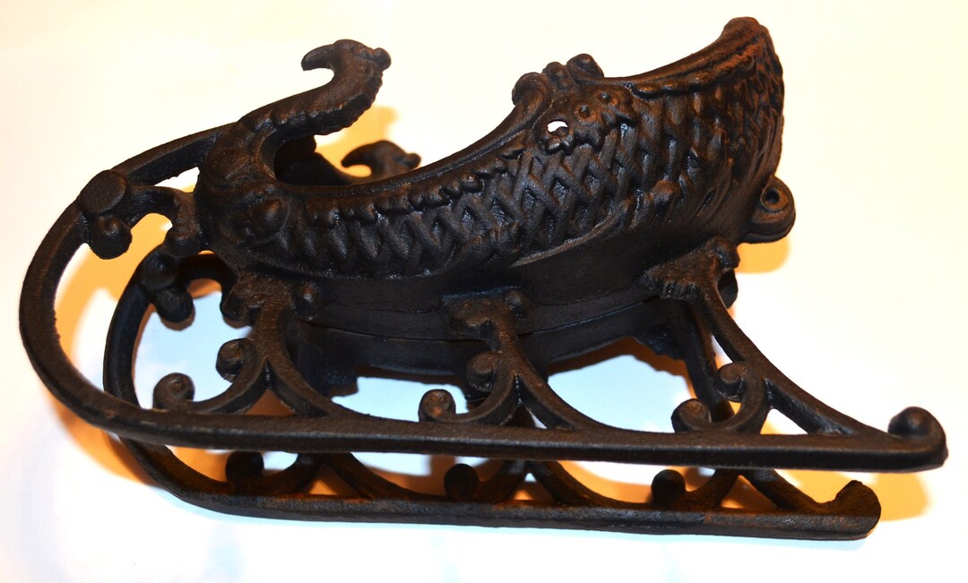 Sled Cast Old Cast Iron Sled - Etsy