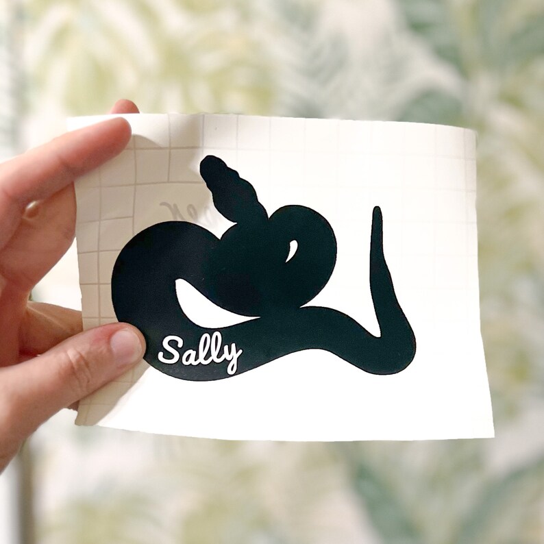 Personalized Ball Python Vinyl Decal Pet Name Tag Custom - Etsy