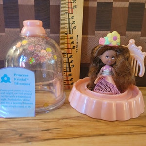 Vintage RARE 1992 &#39;Princess Krystal BLOSSOMS African American&#39; COMPLETE Krystal Princess by Playskool