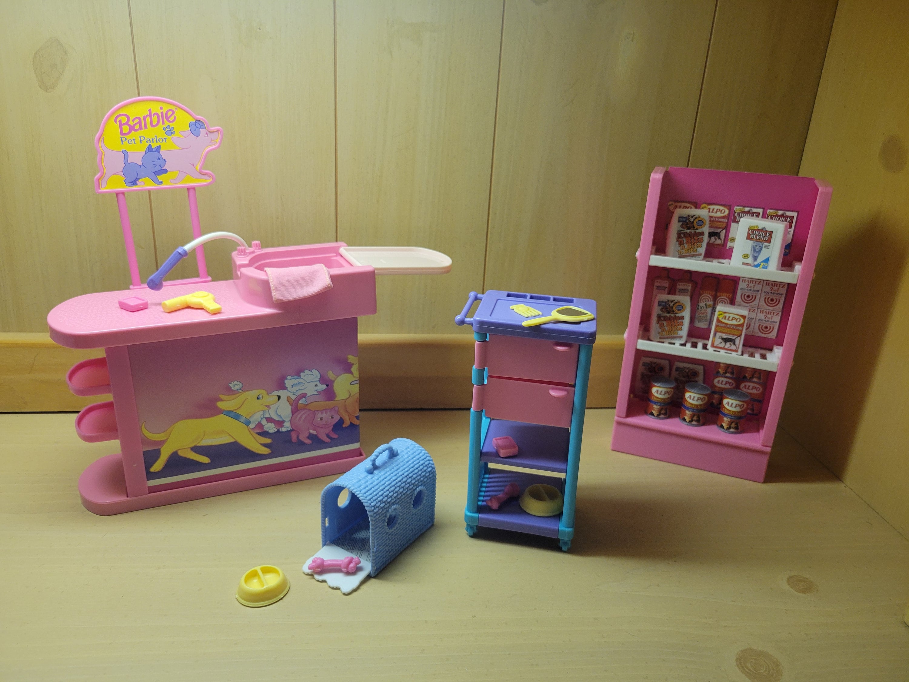 Vintage 1994 Mattel Barbie so Much to Do Pretty Pet Parlor Etsy